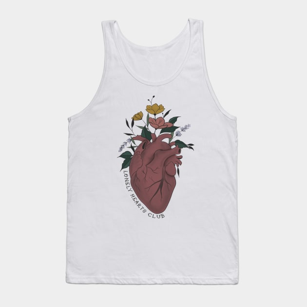 Lonely hearts (colour) Tank Top by Dani-Moffet